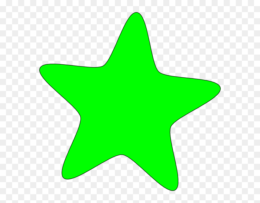 Lime Green Star Clipart, HD Png Download - 3d star png
