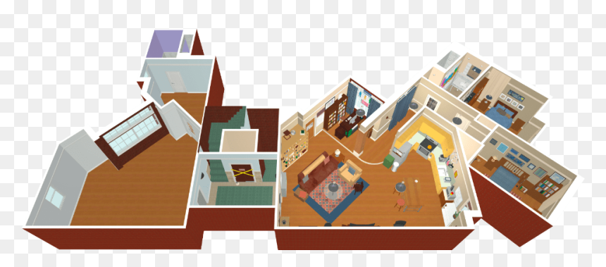 Big Bang Theory House, HD Png Download - sheldon cooper png