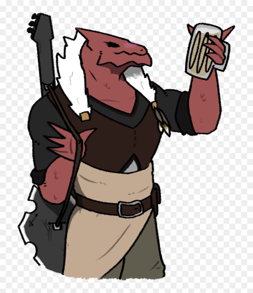 Dnd Dragonborn Bard, HD Png Download - realistic dragon png