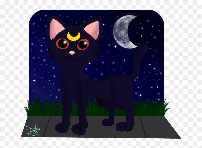 [moon (left) Feb. 27, 1858; (right) Sept. 11, 1859], HD Png Download - sailor moon luna png
