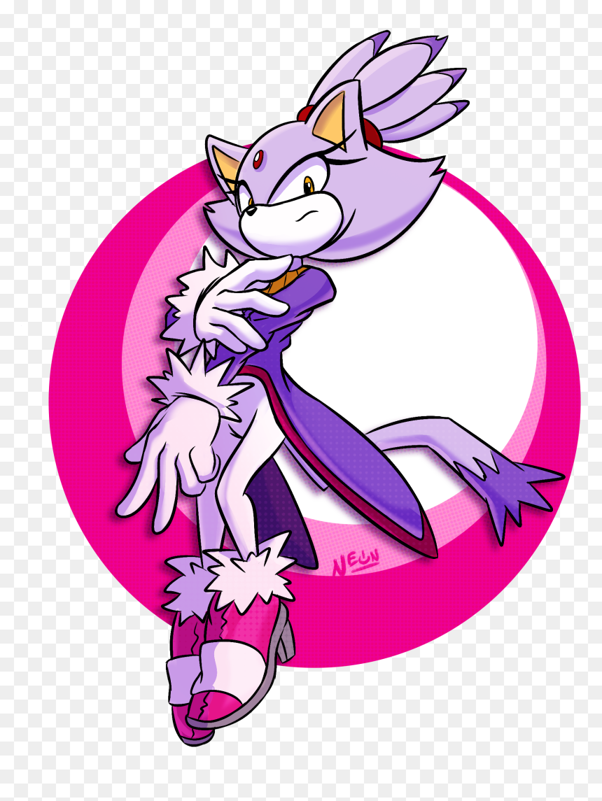 Cartoon, HD Png Download - blaze the cat png
