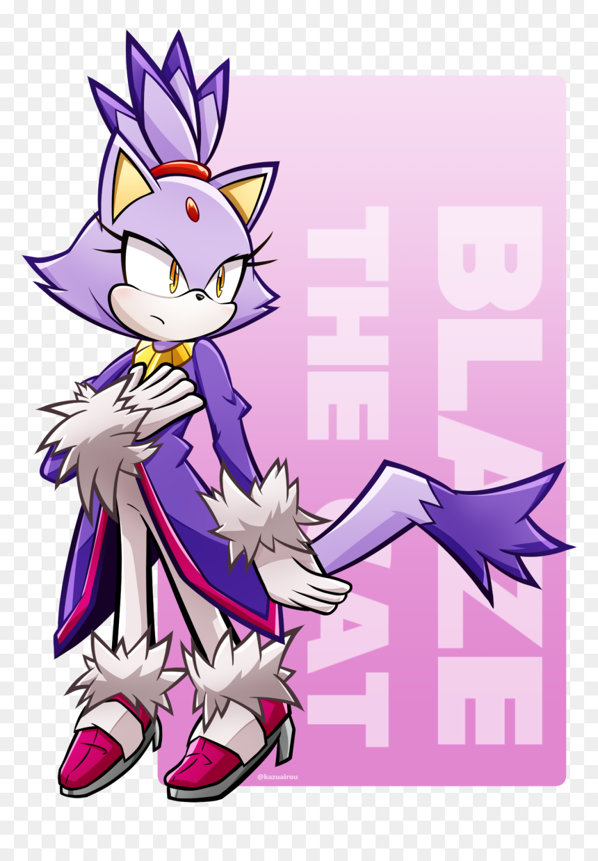 Cartoon, HD Png Download - blaze the cat png