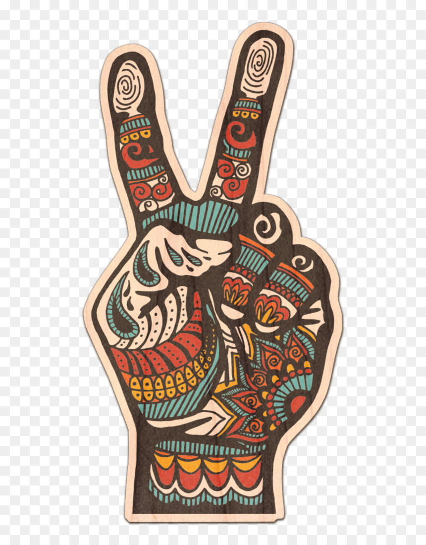 Illustration, HD Png Download - peace hand png