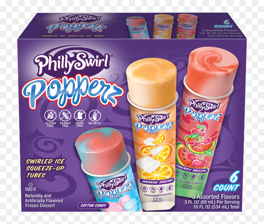 Philly Swirl Popperz, HD Png Download - icee png