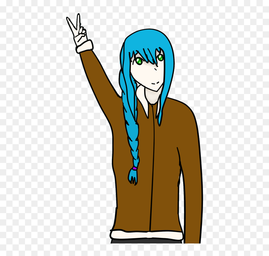 Cartoon, HD Png Download - peace hand png
