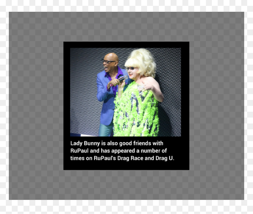 Ru Paul And Lady Bunny, HD Png Download - rupaul png