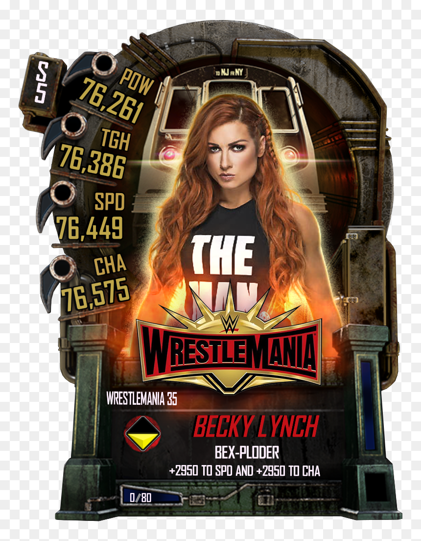 Wwe Supercard Wrestlemania 35 Tier, HD Png Download - wwe charlotte png