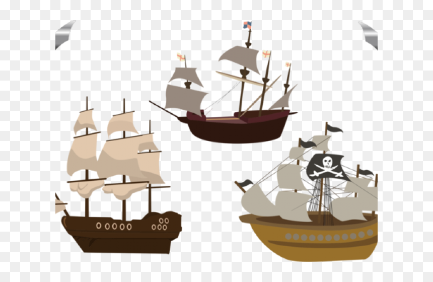 Pirate Ship Clipart Png, Transparent Png - pirate boat png