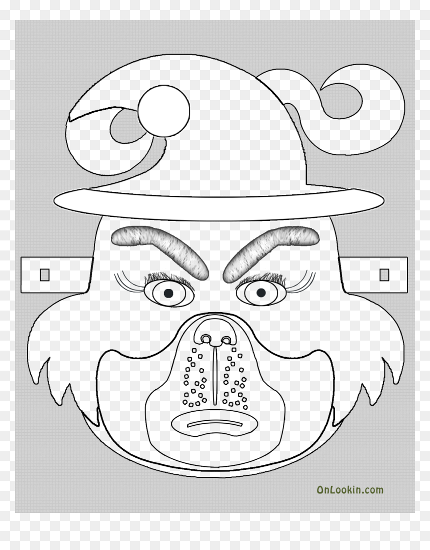 Mask, HD Png Download - santa head png