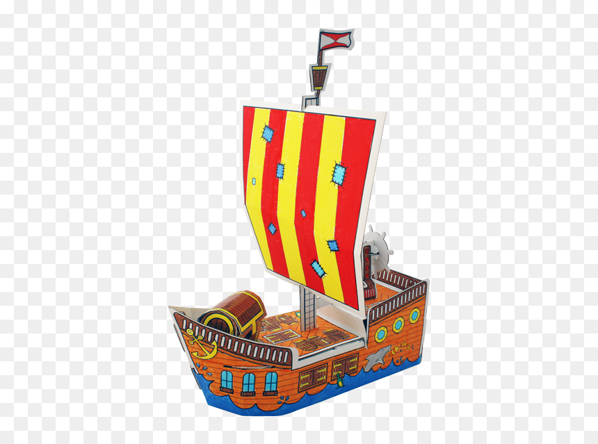 Longship, HD Png Download - pirate boat png