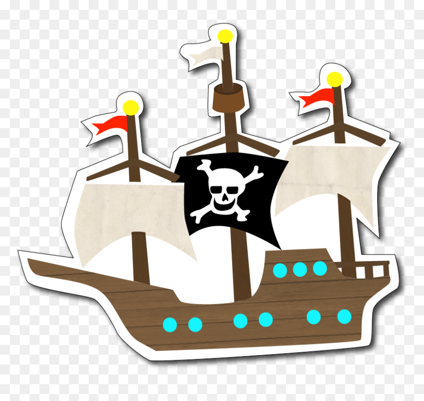 Abordar El Barco Chistes, HD Png Download - pirate boat png
