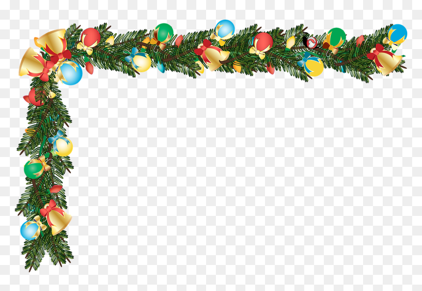 Christmas Border, HD Png Download - tree border png
