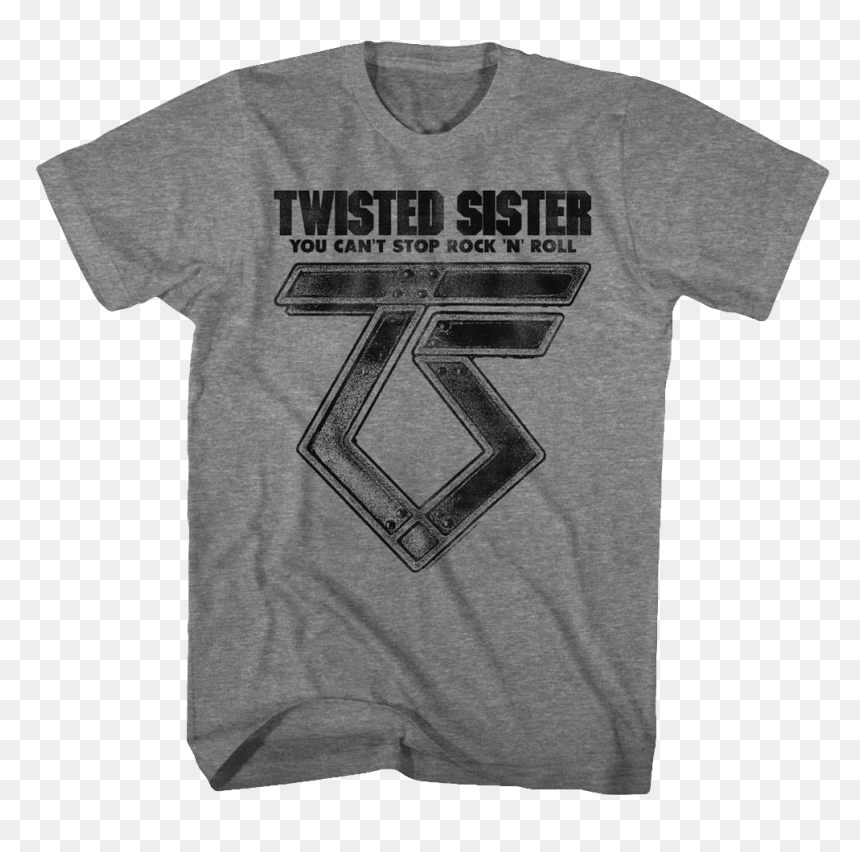 Cant Stop Rock N Roll Twisted Sister T Shirt - Pig Roast Shirts, HD Png Download - twisted sister logo png