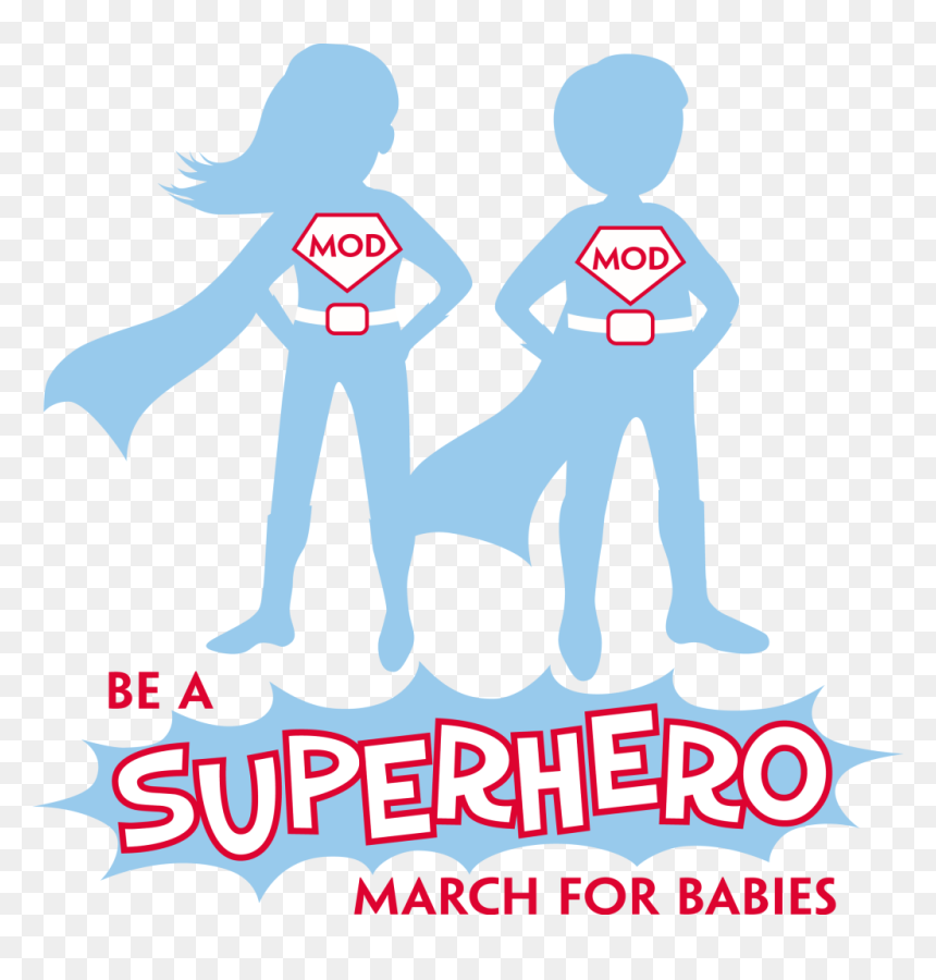 March For Babies Superhero, HD Png Download - march of dimes logo png