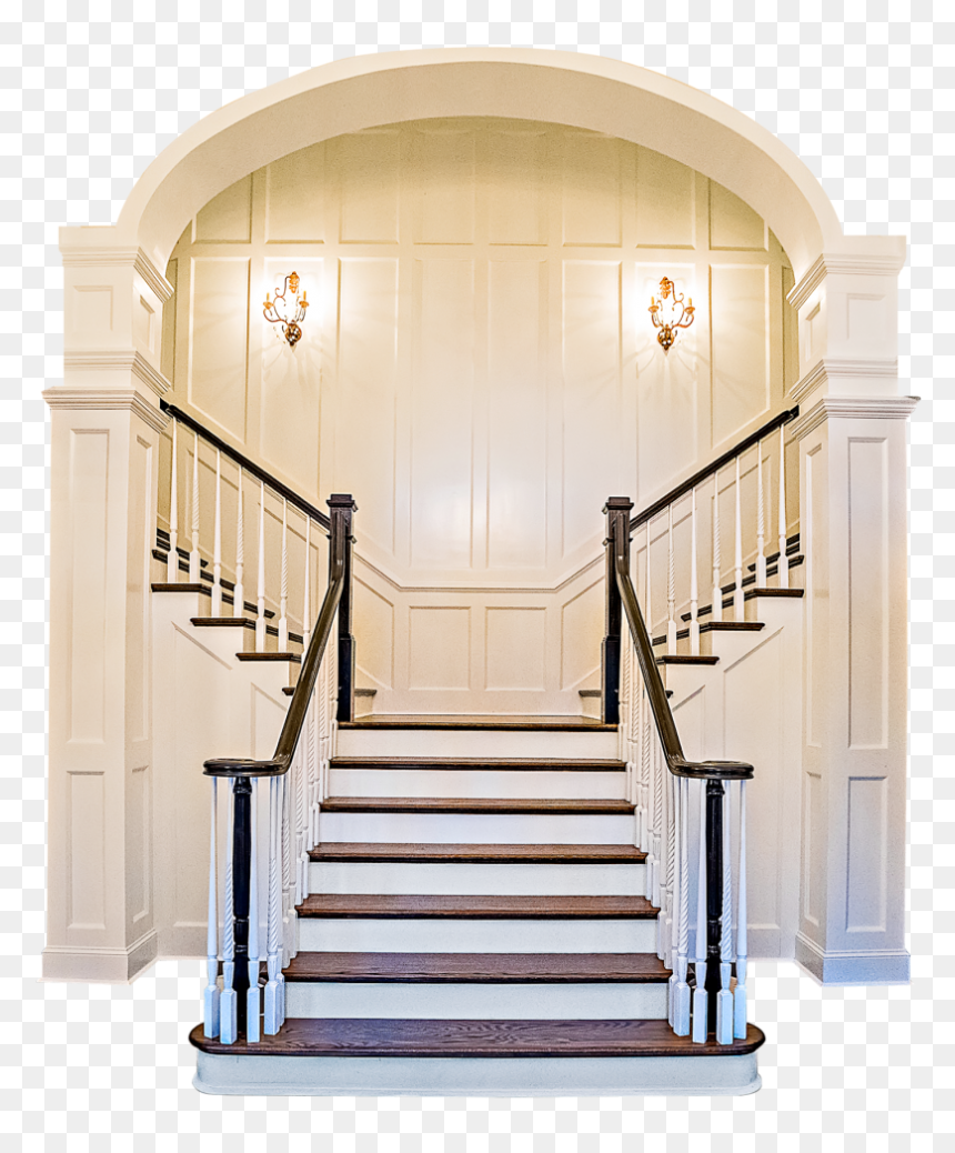 Stair Case With Railing Png, Transparent Png - staircase png