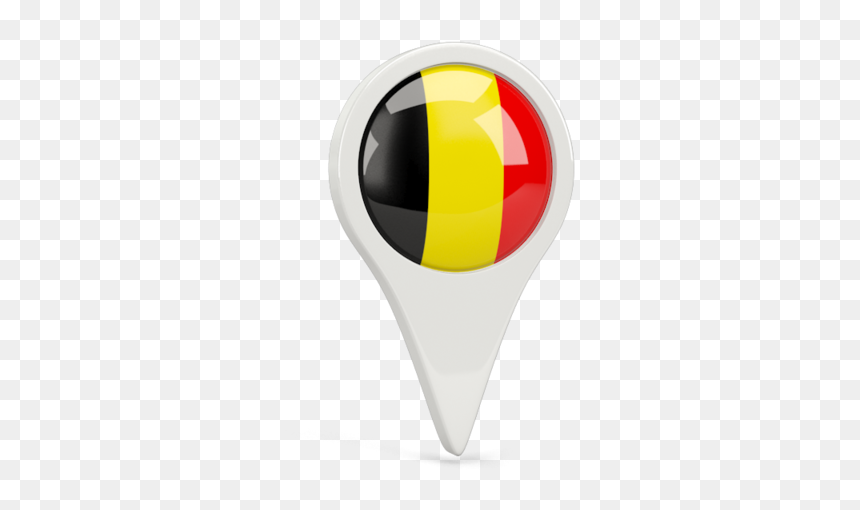 Round Pin Icon - Belgium Flag Pin Png, Transparent Png - pin icon png