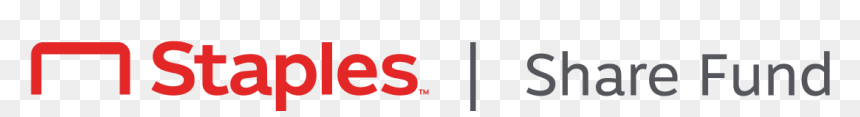 Staples Share Fund Logo, HD Png Download - staples logo png