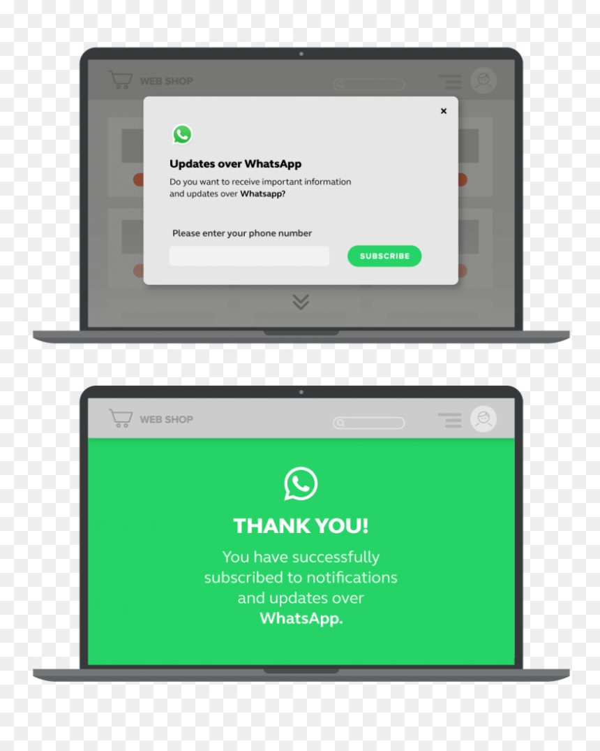 Whatsapp Opt In - Whatsapp, HD Png Download - like share subscribe png