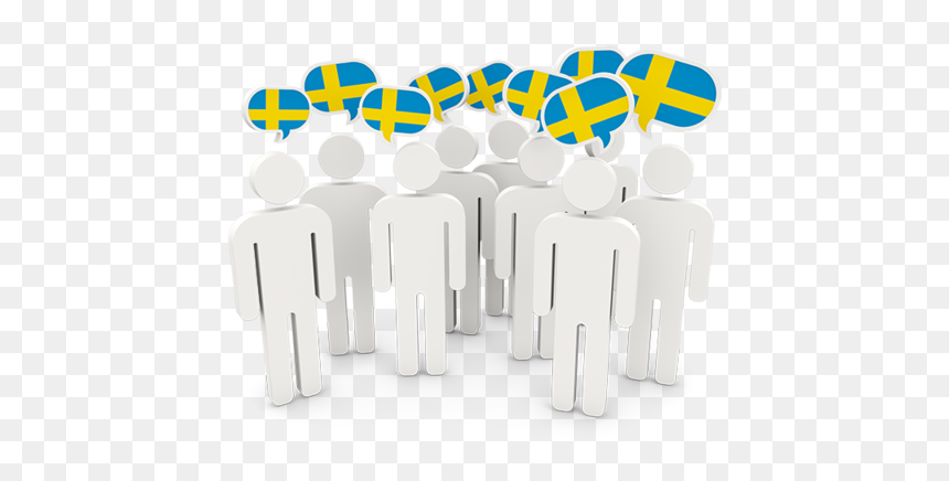 People With Speech Bubble - Swedish Speech Bubble, HD Png Download - speech png