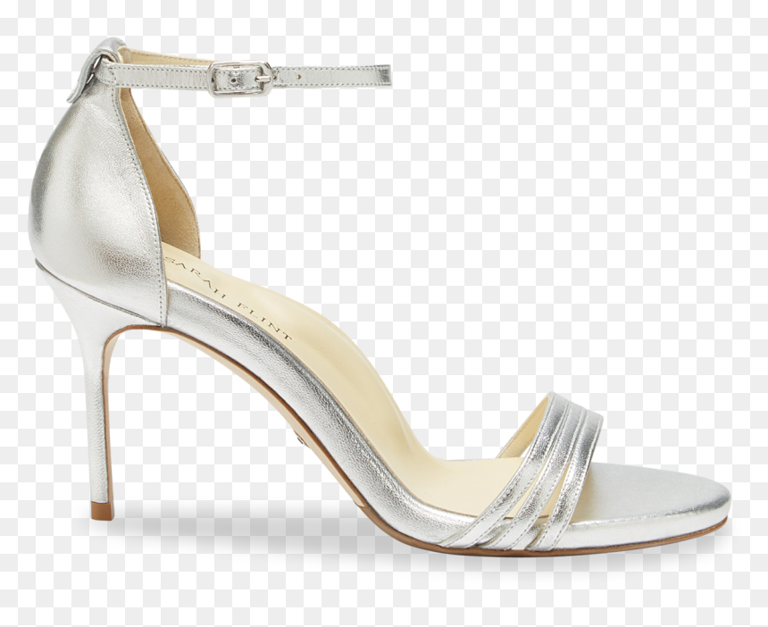 85mm Italian Made Round Toe Perfect Sandal In Silver - Basic Pump, HD Png Download - wedding barat images png
