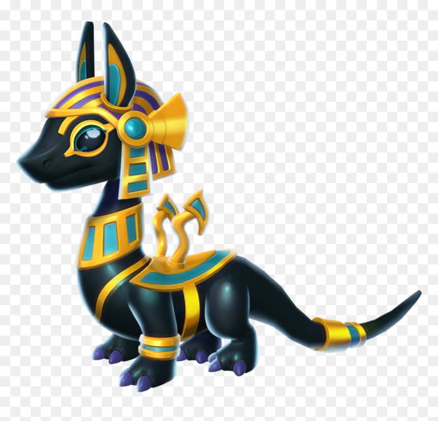 Anubis Dragon Baby - Dragons From Dragon Mania Legends, HD Png Download - anubis png