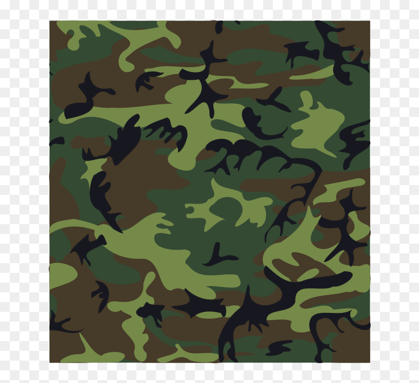 Woodland Camo Clip Arts - Grass, HD Png Download - camo png
