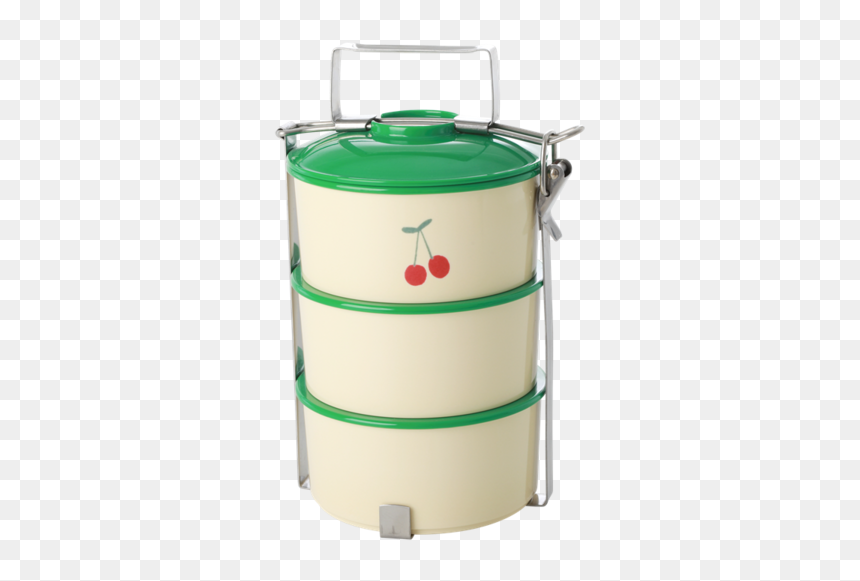 Rice Melamine Lunch Box X-large Round Shape Cherry, HD Png Download - tiffin box png