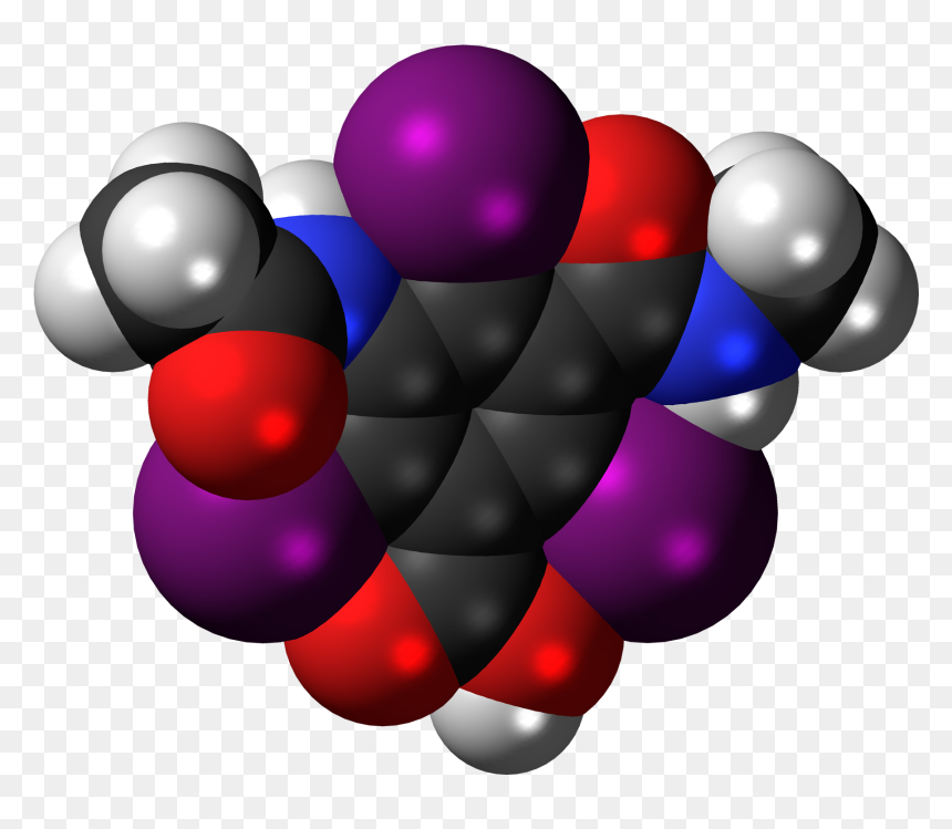 Ioglicic Acid , Png Download - Space-filling Model, Transparent Png - acid png
