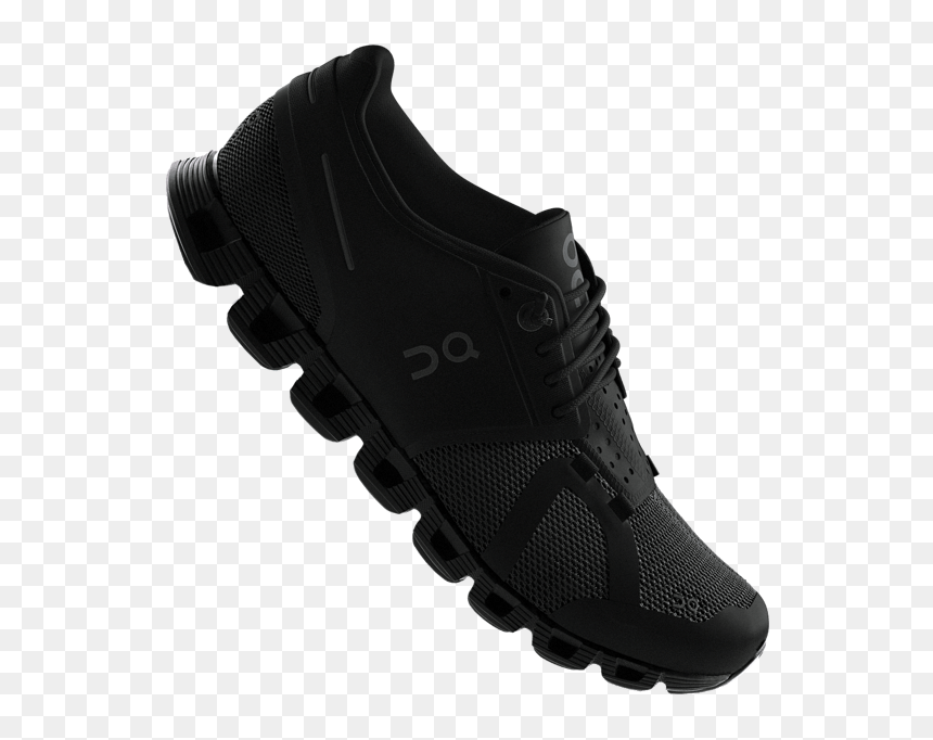 Cloud Shoes All Black, HD Png Download - sports shoes png