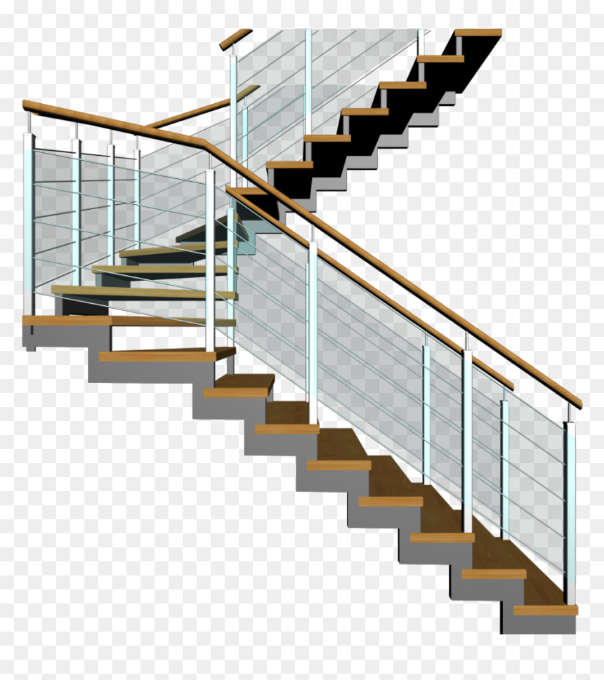 Steel Stairs Png, Transparent Png - staircase png