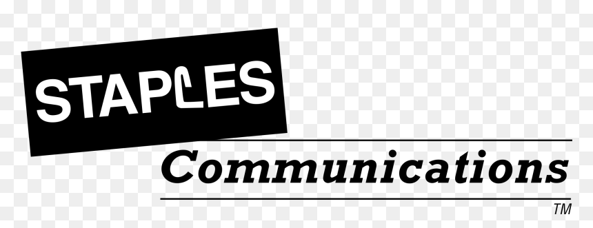 Staples Communications Logo Png Transparent - Staples Coupons, Png Download - staples logo png