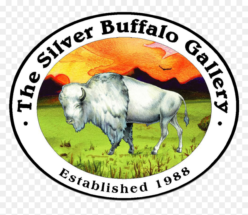 Silver Buff Logo-ek - Bison, HD Png Download - indian buffalo png