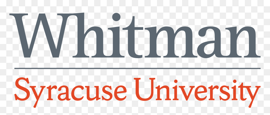 Logo For Syracuse University - Syracuse University Whitman School Of Management Logo, HD Png Download - syracuse logo png