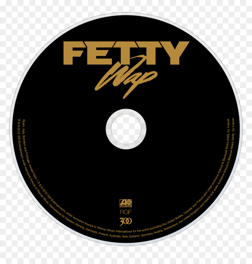 Fetty Wap Fetty Wap Cd Disc Image, HD Png Download - fetty wap png