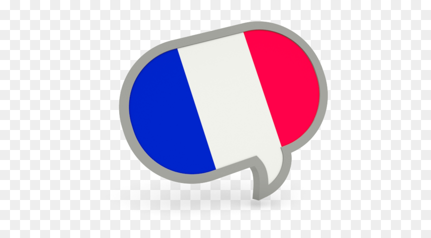 Speech Bubble Icon - French Flag Speech Bubble, HD Png Download - speech png