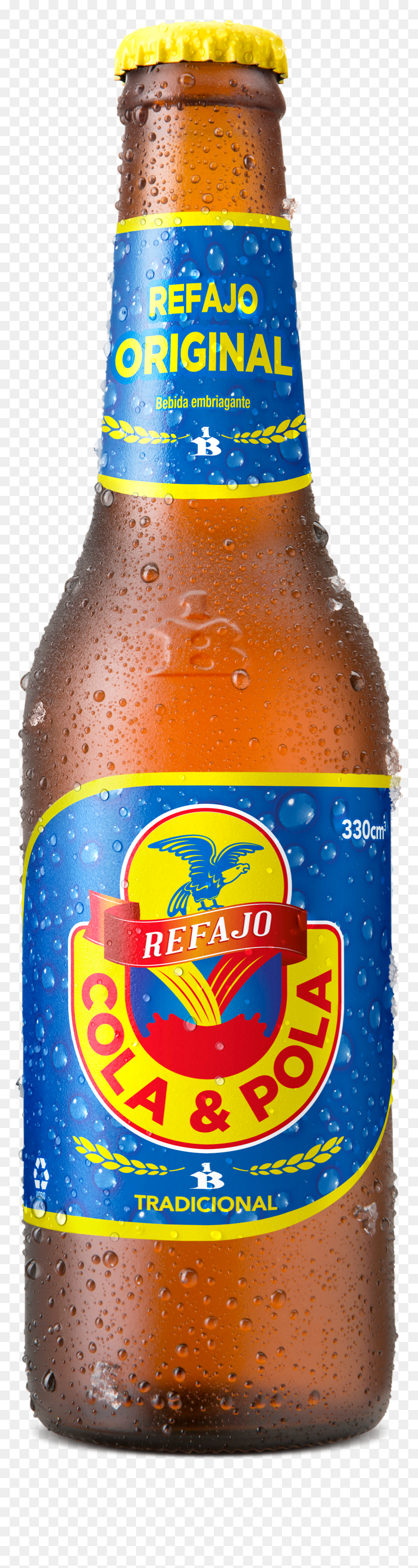 Botella De Cerveza - Cola Y Pola Botella, HD Png Download - cerveza png