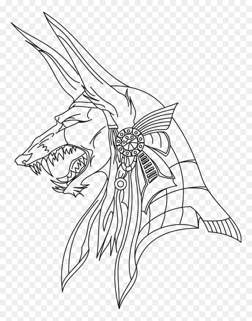 Clip Art Stock Collection Of Free Scales Download On - Egyptian Anubis Coloring Pages, HD Png Download - anubis png