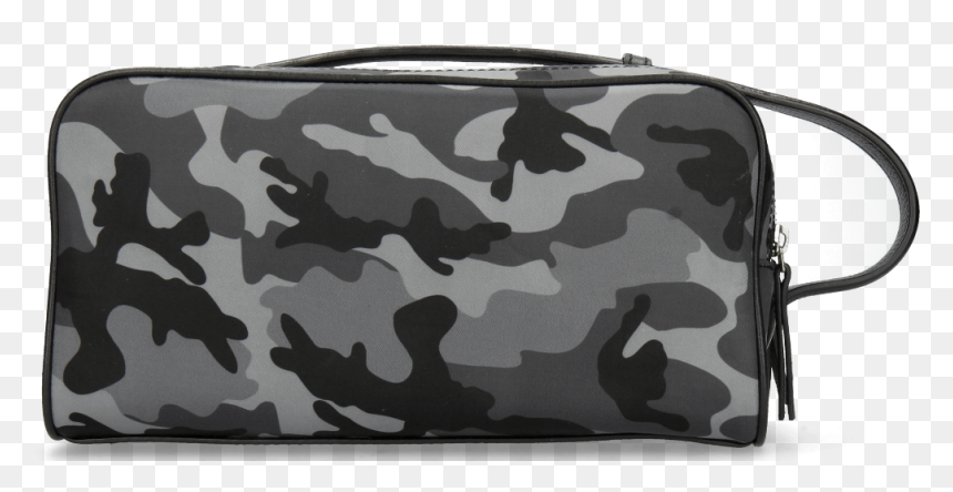 Toiletry Bags Palermo Textile Camo Grey Milled Black - Shoulder Bag, HD Png Download - camo png