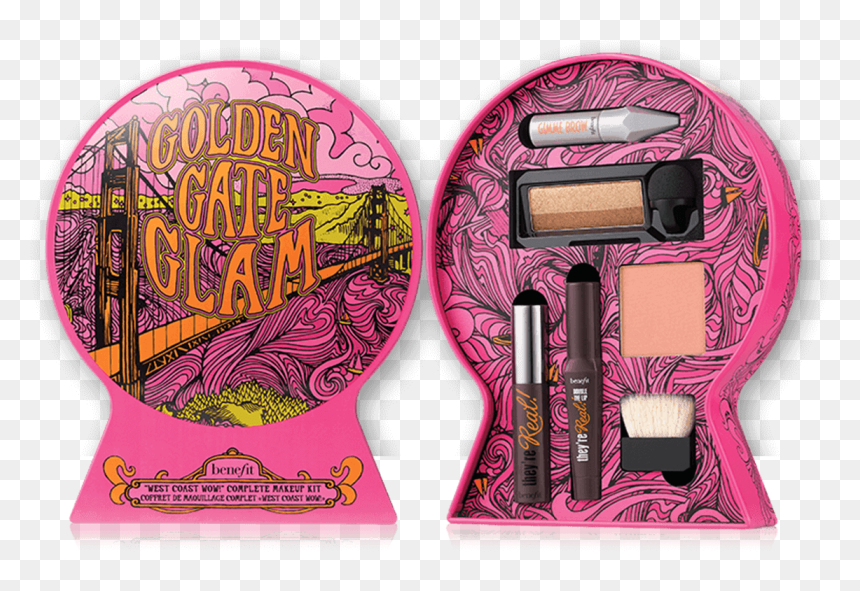 Golden Gate Glam Makeup Kit - Benefit Cosmetics Golden Gate Glam Makeup Kit, HD Png Download - makeup kit png