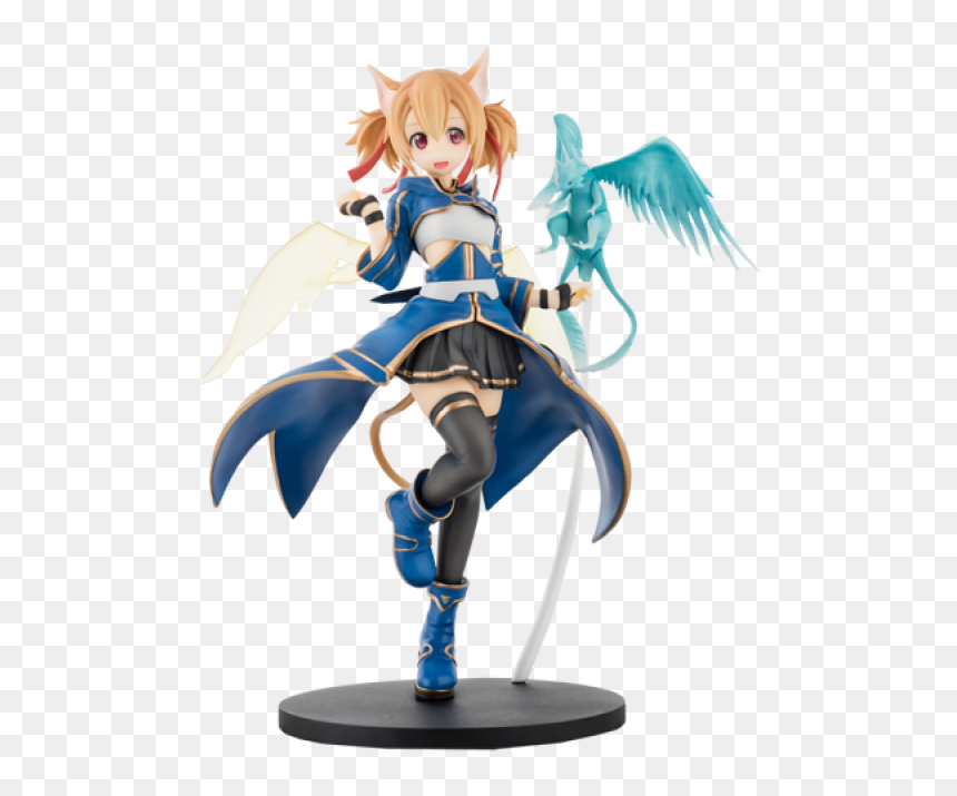 Sword Art Online Silica Action Figure, HD Png Download - scale figures png