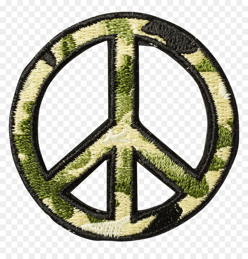 Camo Peace Sign Sticker Patch V=1536355083 - Camo Peace Sign Png, Transparent Png - camo png