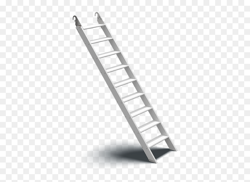 The Alto Fixed Scaffold Stair - Bookcase, HD Png Download - staircase png