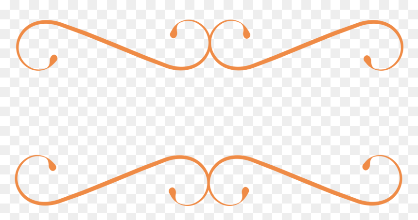 Free Laurel Frames Arrows - Png Decorative Lines Orange, Transparent Png - orange arrow png