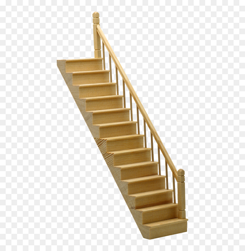 Ladder Clipart Wooden Stair - Wooden Staircase Png, Transparent Png - staircase png