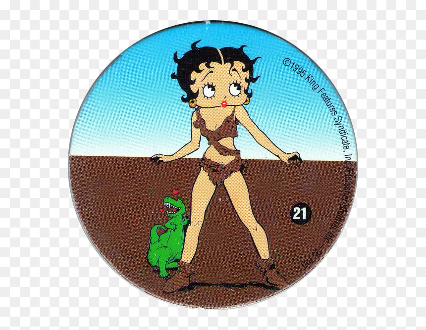 Betty Boop 21 Cavewoman Betty Boop - Betty Boop Frame, HD Png Download - betty boop png
