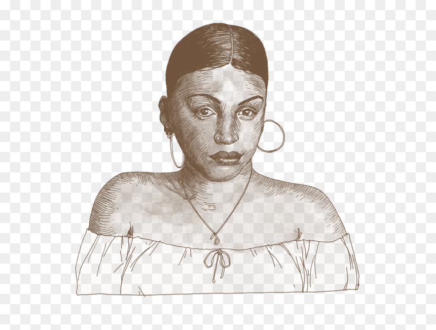 Paloma Elsesser, Hd Png Download - Sketch, Transparent Png - paloma blanca png