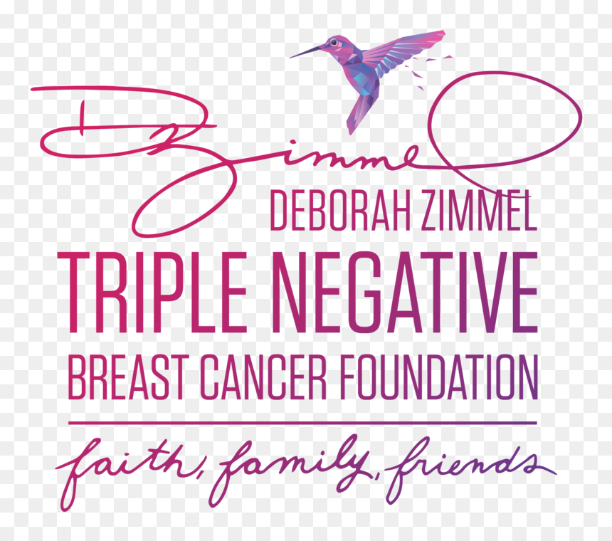 Tnbcfoundation Logo 4c Grad Rgb, HD Png Download - breast cancer png