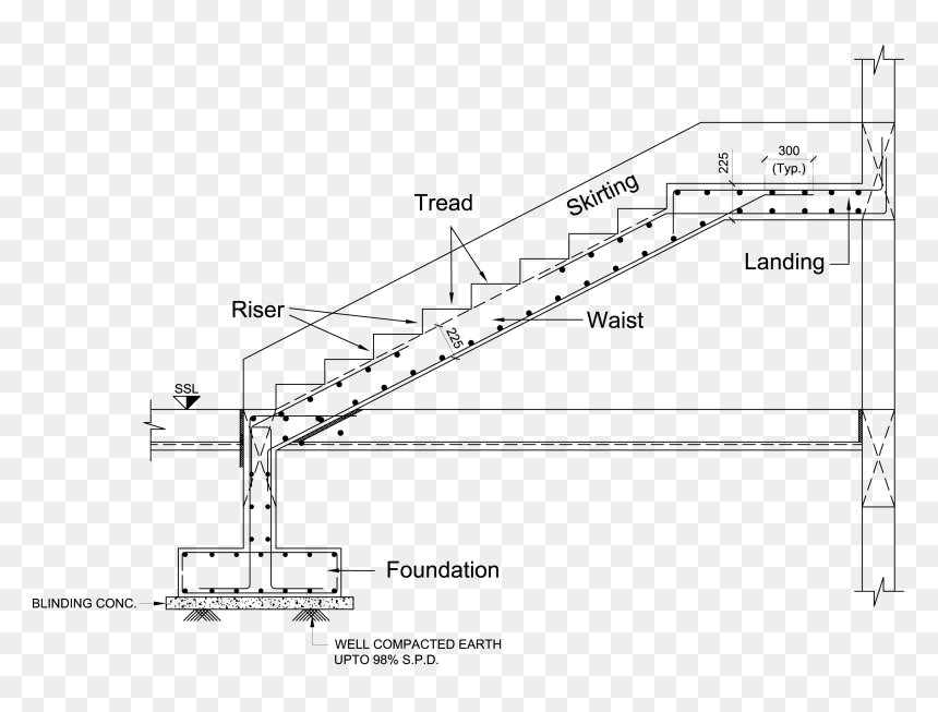 Staircase Details, HD Png Download - staircase png