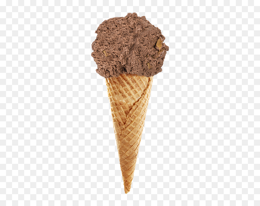 Chocolate Peanut Butter Ice Cream Cone, HD Png Download - ice cream emoji png