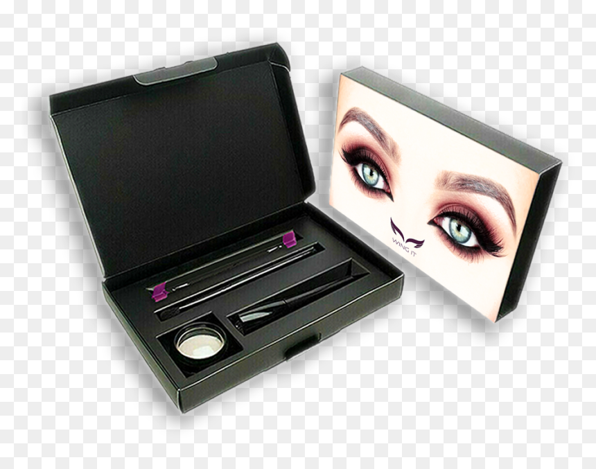 Wing It The Complete Cat Eye Winged Makeup Kit - Eye Shadow, HD Png Download - makeup kit png